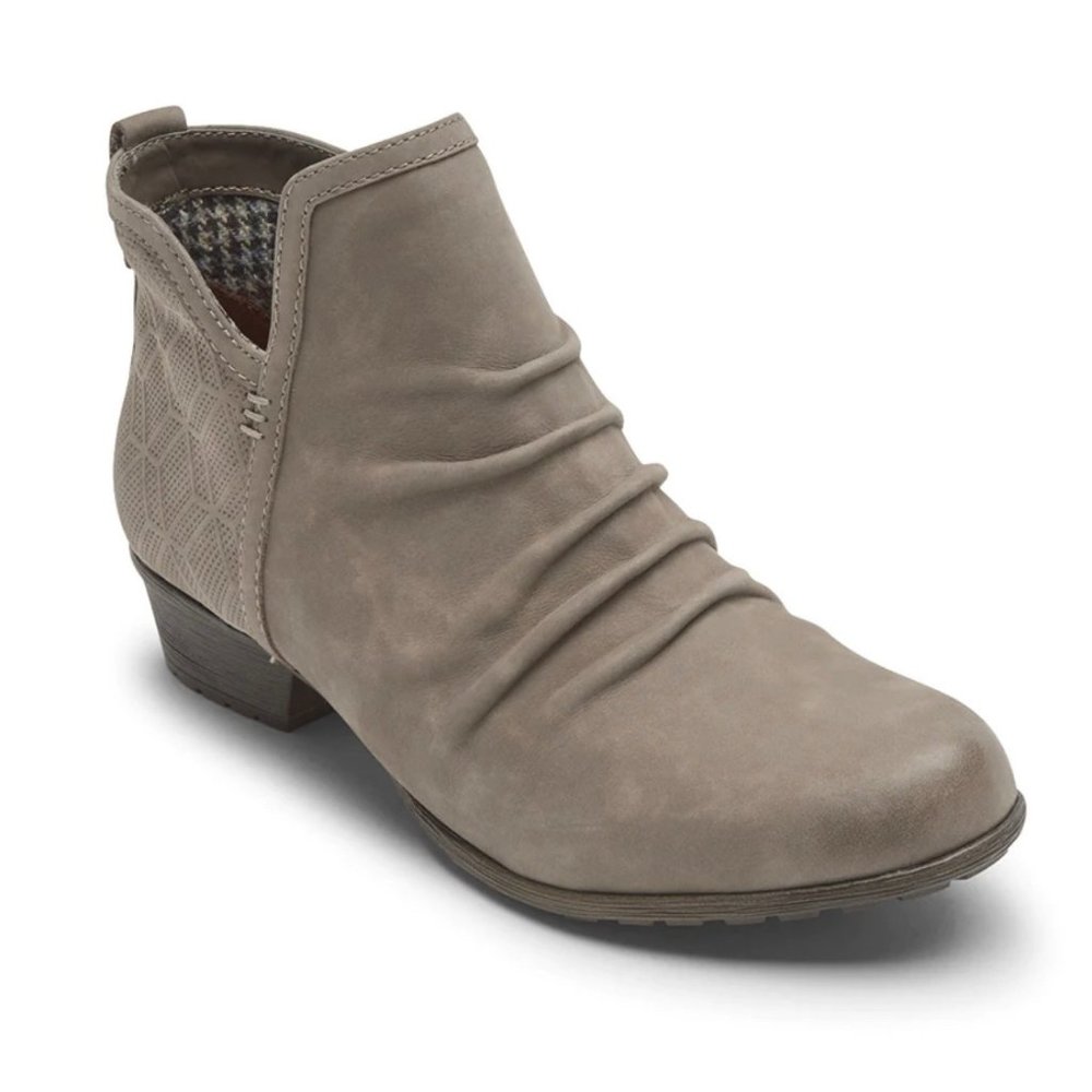 New Cobb Hill Gratasha Panel II Taupe Nubuck Boot 7